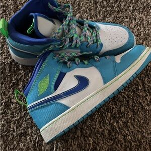 Jordan Kids Sneakers in Blue and Green